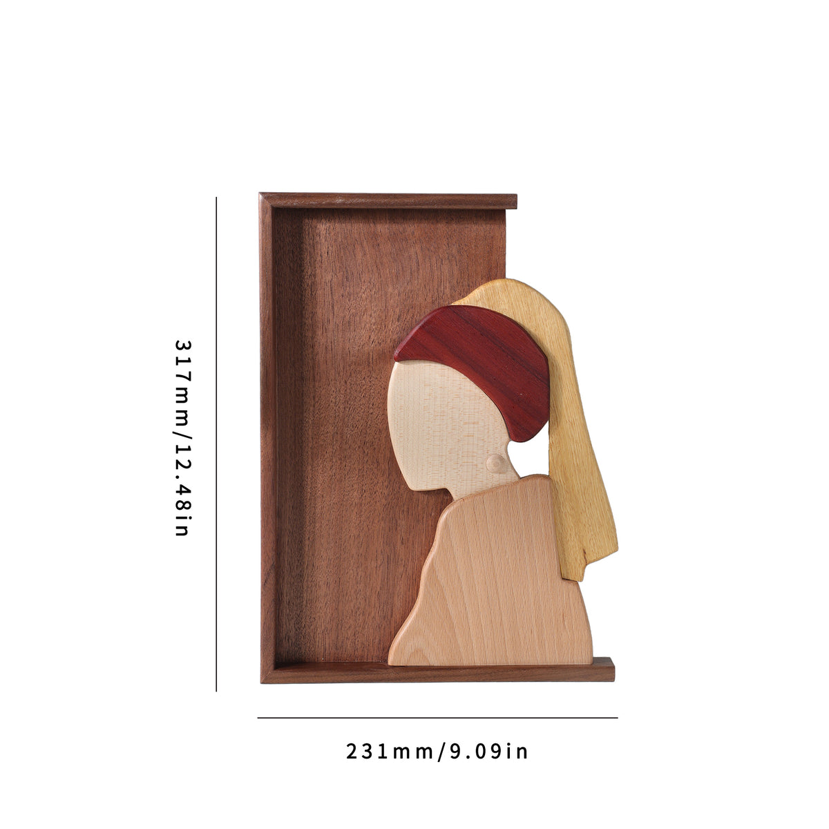 Wooden Puzzle Picture of a Young Girl