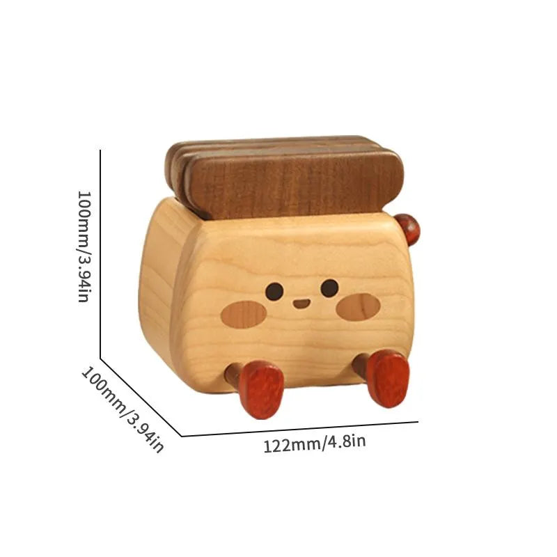 Wooden Non-Slip, Heat-Resistant Coasters for Toasters