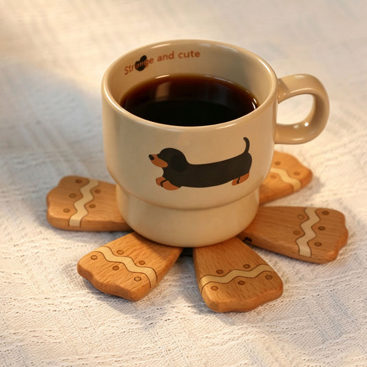 Kitchen Christmas Tree-Shaped Coasters