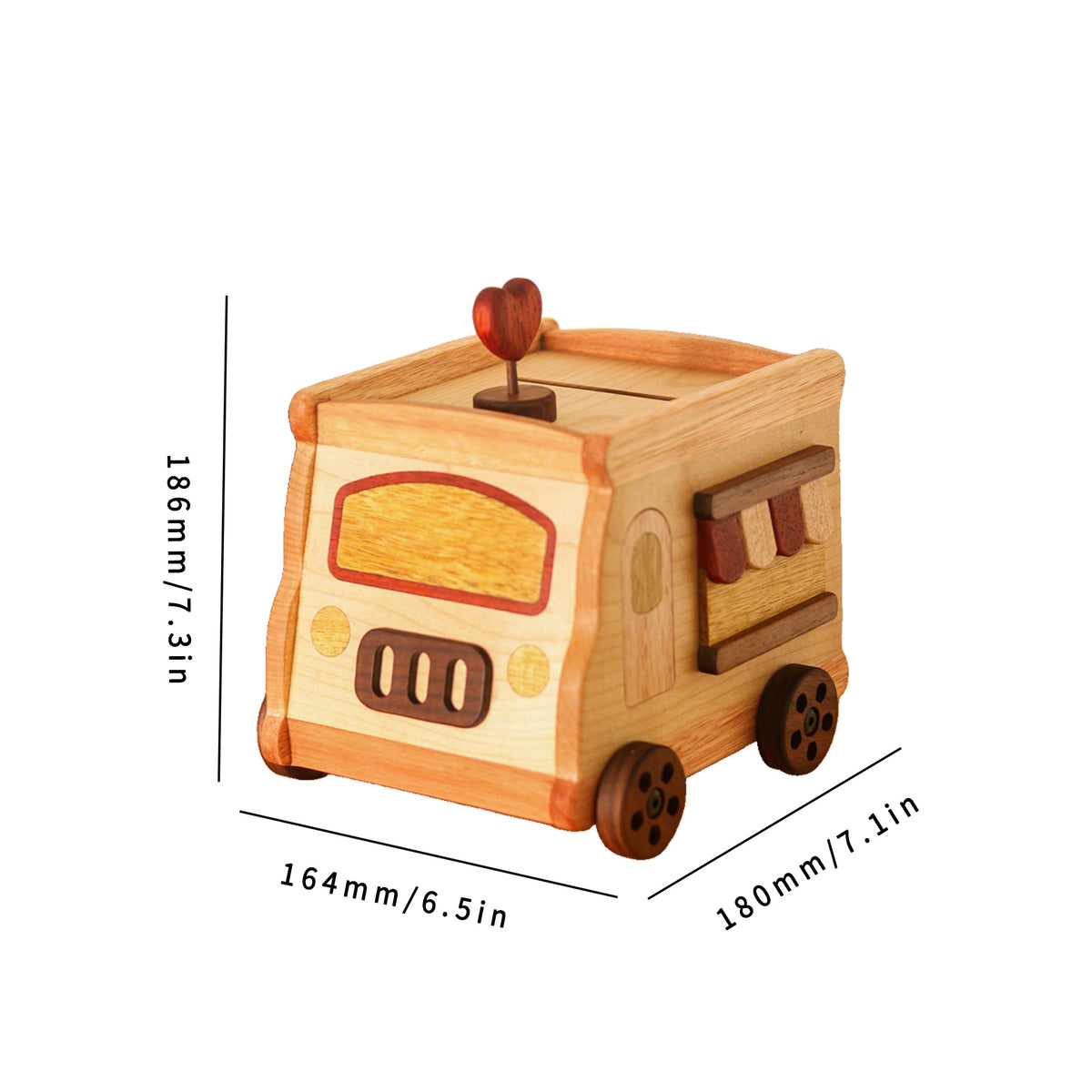 Heart-Shaped Car Storage Box