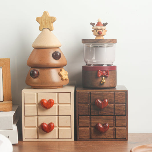 Heart-Shaped Chocolate Drawer Box