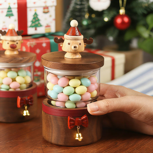 Wooden Christmas Reindeer Coffee Mug