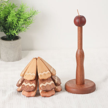 Kitchen Christmas Tree-Shaped Coasters