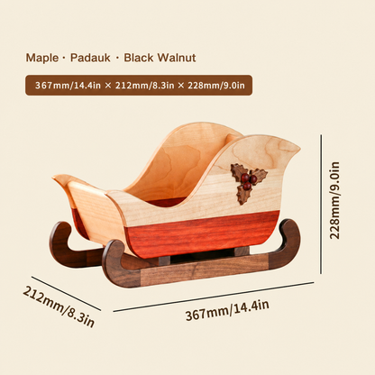 Wooden Sled Storage Box