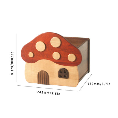 Small House Multifunctional Tissue Box Holder
