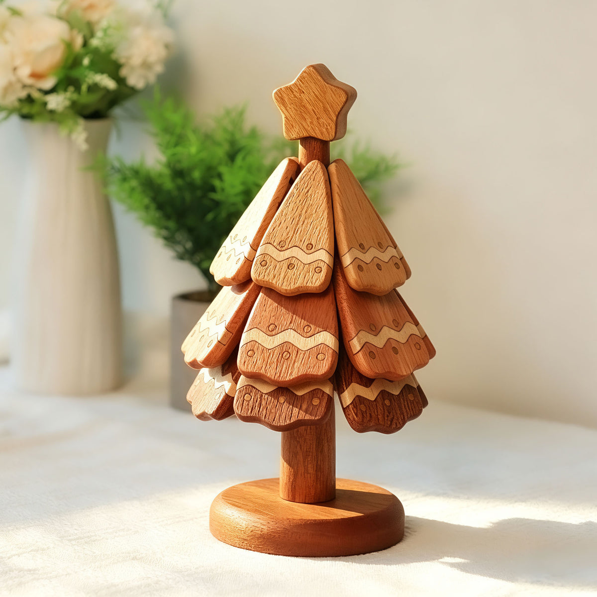 Kitchen Christmas Tree-Shaped Coasters