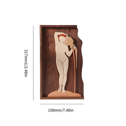Wooden Puzzle Picture of the Goddess of the Spring