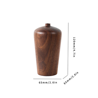 Minimalist Tall Wooden Vase