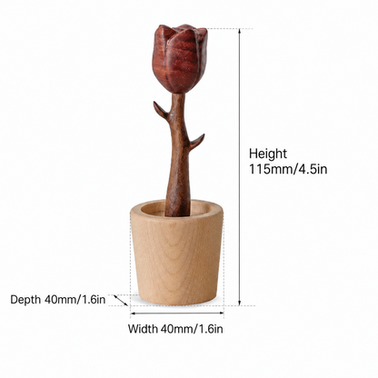 Red Rose-Shaped Diffuser