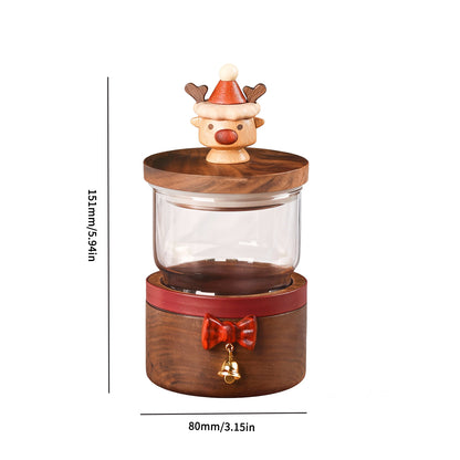 Wooden Christmas Reindeer Coffee Mug