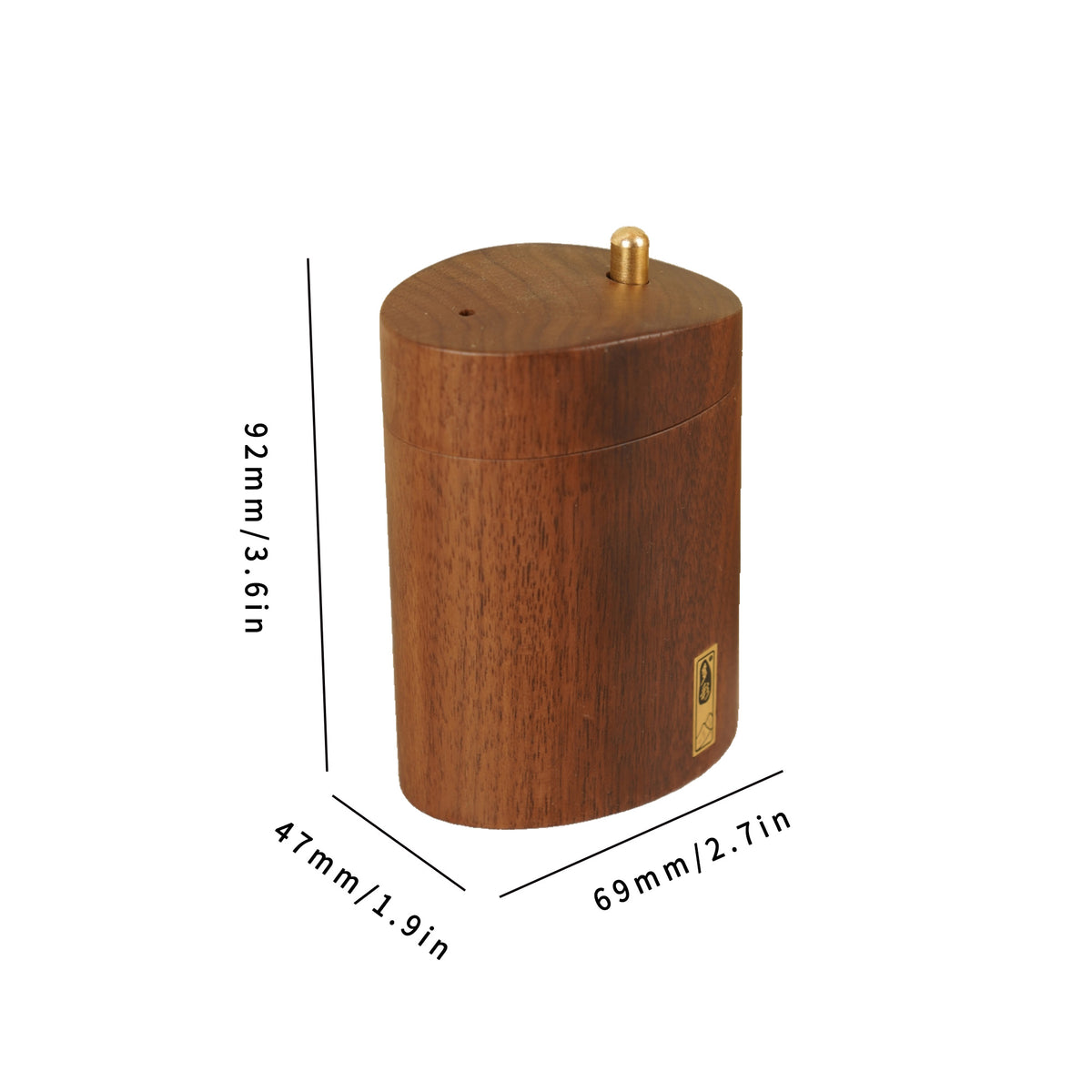 Blackwood Toothpick Pop-Up Dispenser