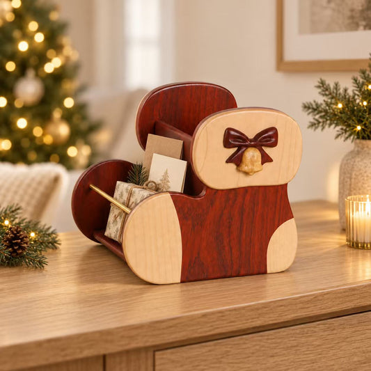 Christmas Stocking-Shaped Storage Box