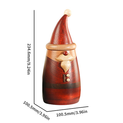 Santa Claus Storage Jars—Slim and Chubby Styles