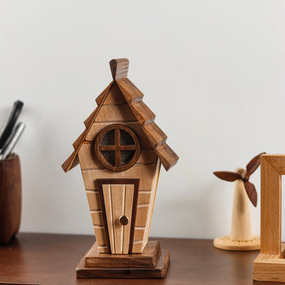 Anime-Themed Log Cabin Night Light