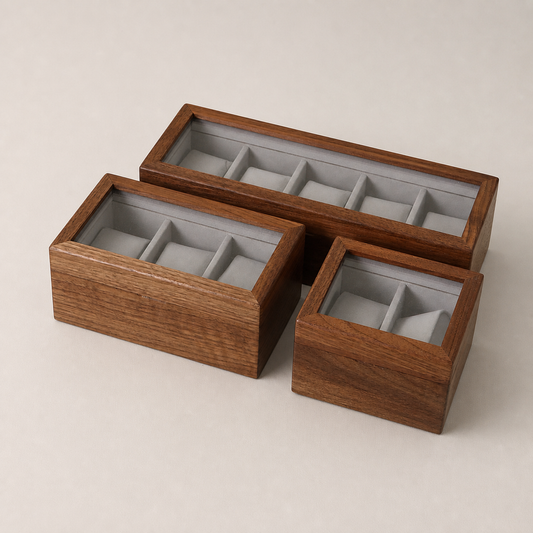 Black Walnut Watch Storage Box