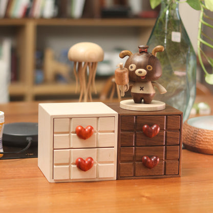 Heart-Shaped Chocolate Drawer Box