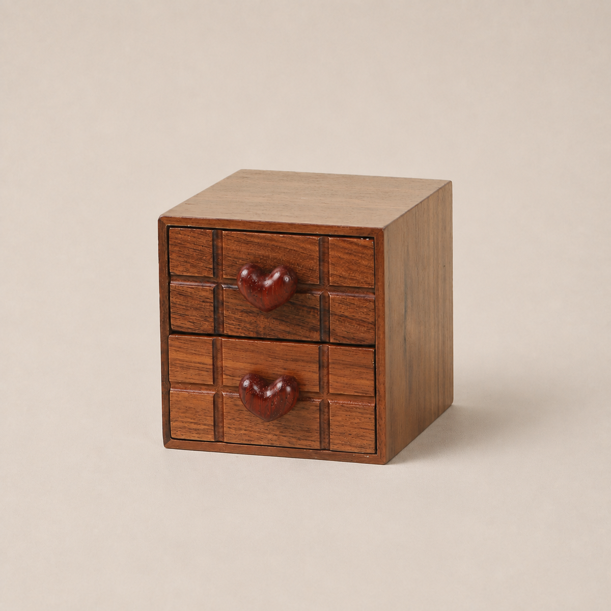 Heart-Shaped Chocolate Drawer Box