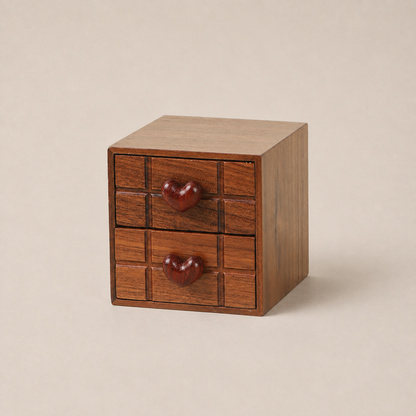 Heart-Shaped Chocolate Drawer Box