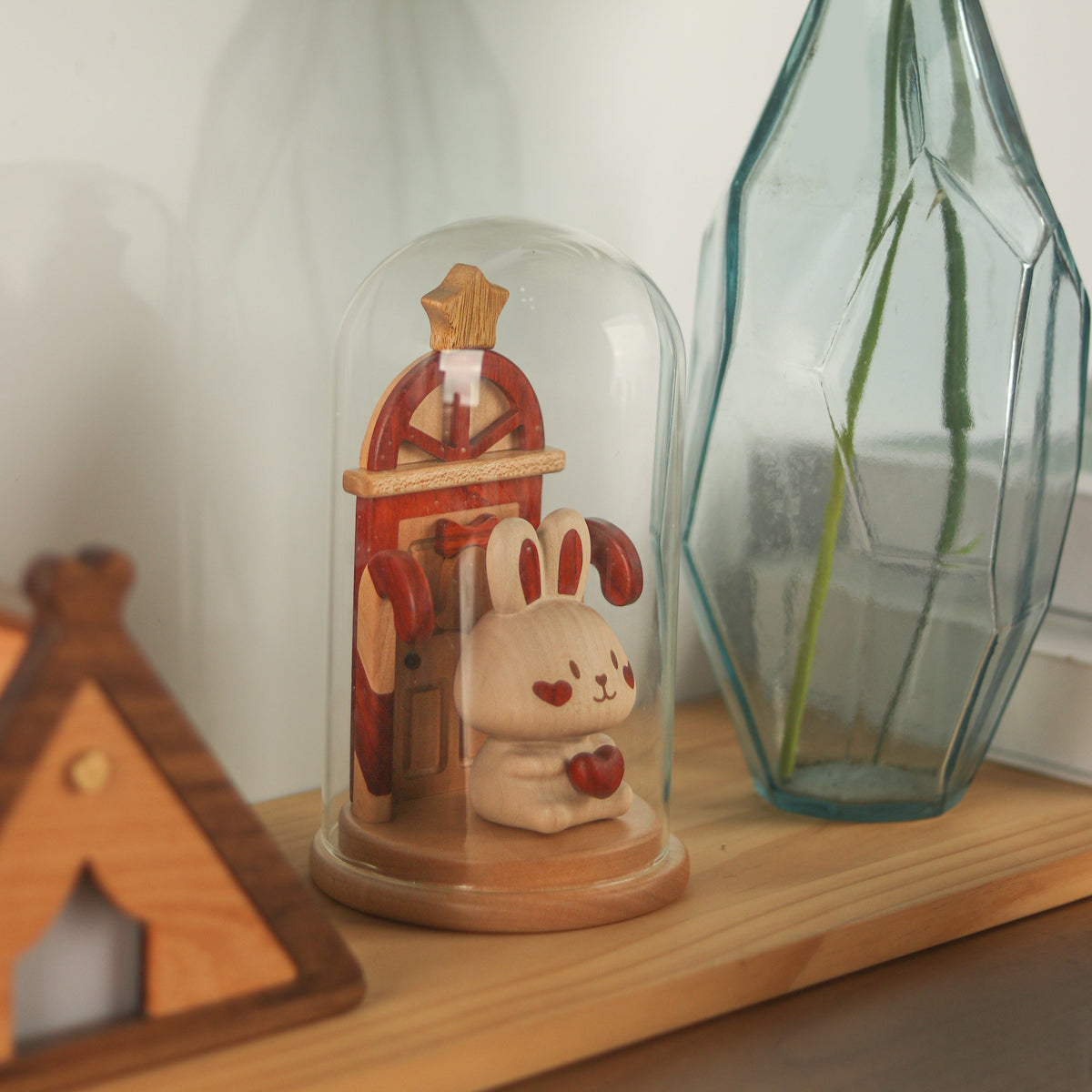 Christmas-Themed Wooden Display Stands