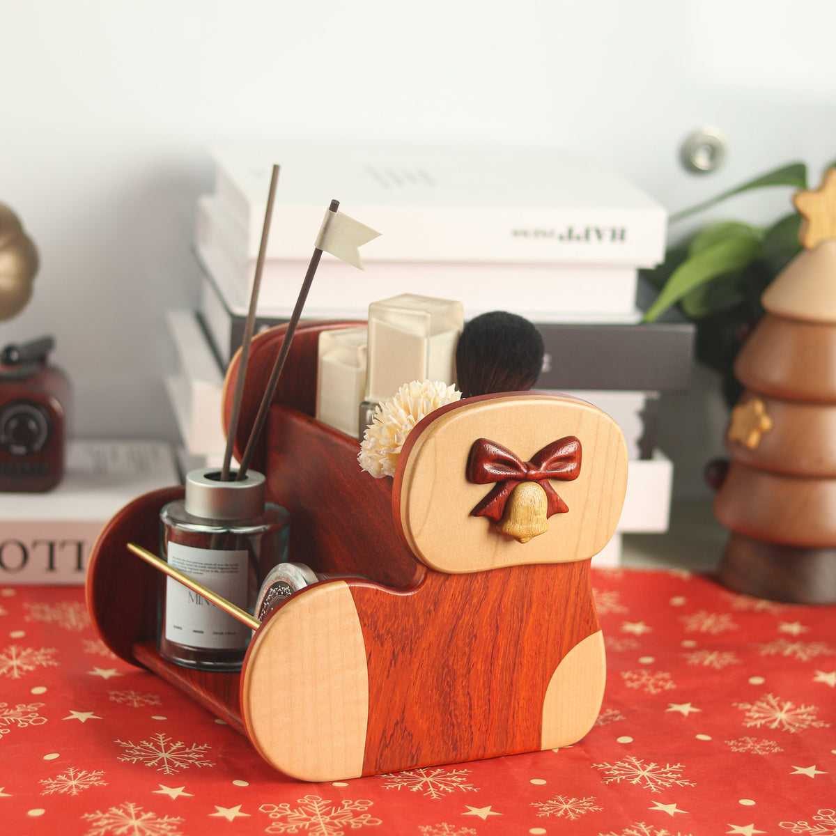 Christmas Stocking-Shaped Storage Box