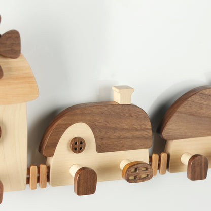 Little House-Shaped wood Hanger