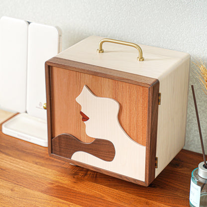 OUI Handcrafted Wooden Multifunctional Jewelry Box