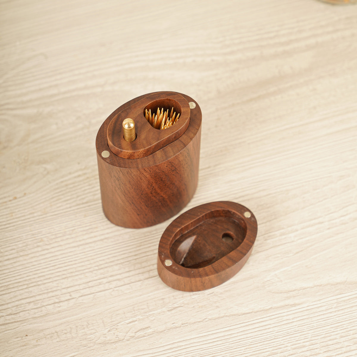 Blackwood Toothpick Pop-Up Dispenser