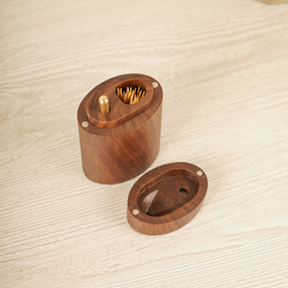Blackwood Toothpick Pop-Up Dispenser