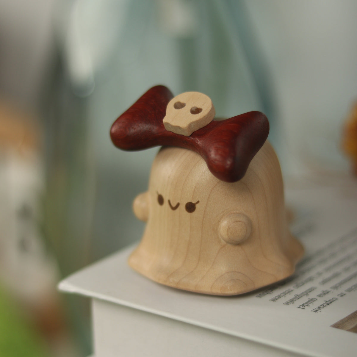 Ghost Wooden Ornament