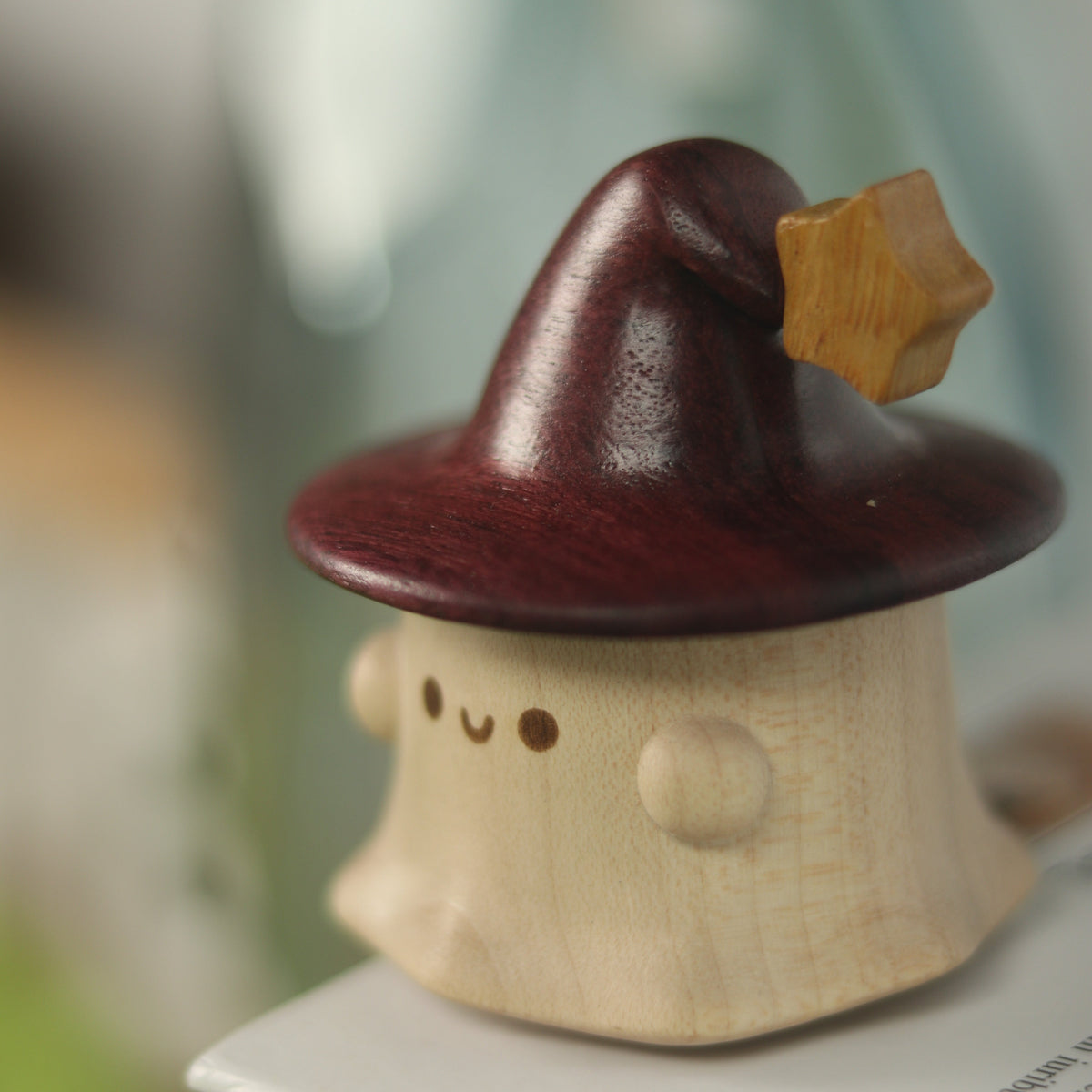 Ghost Wooden Ornament