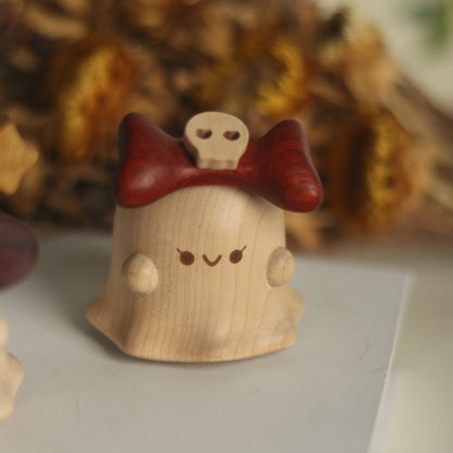 Ghost Wooden Ornament