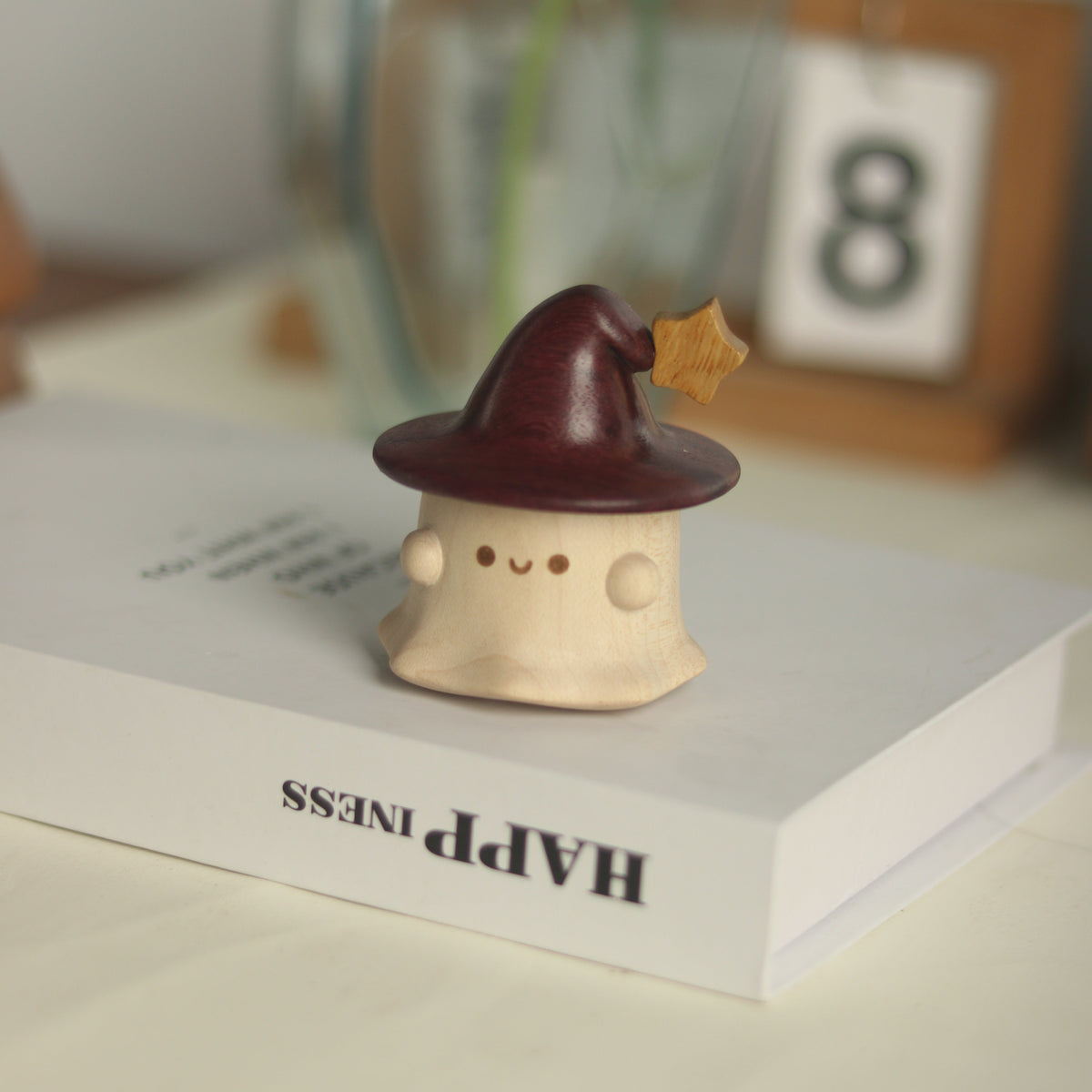Ghost Wooden Ornament