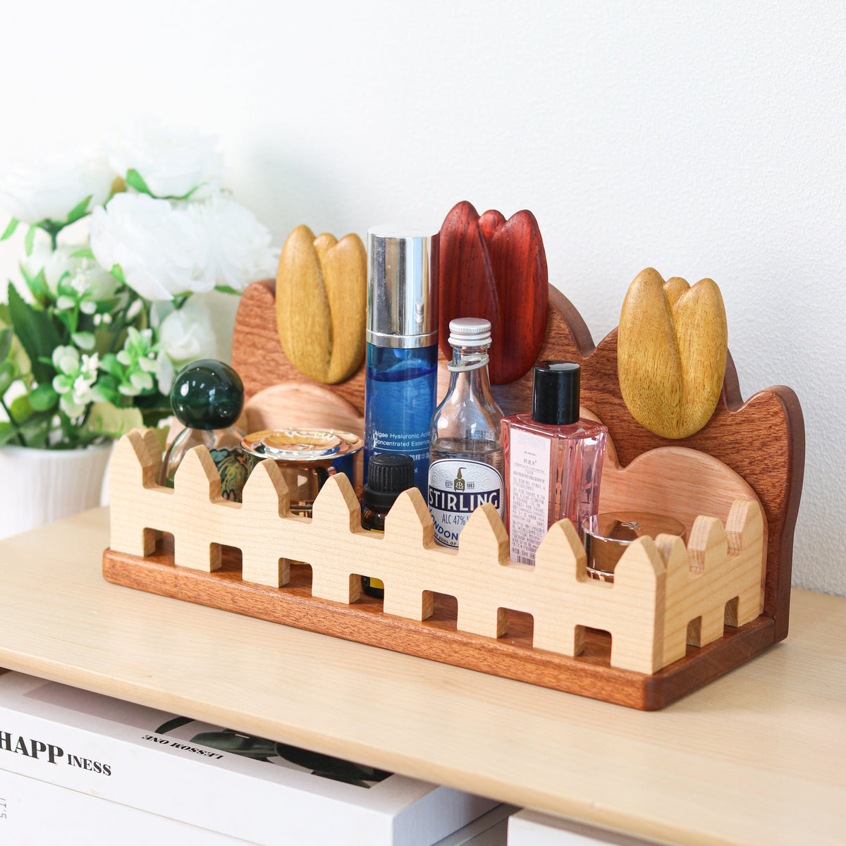 Shelf on a Garden Feature Wall