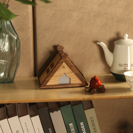 Holiday Starry Sky-Themed Wooden Night Light