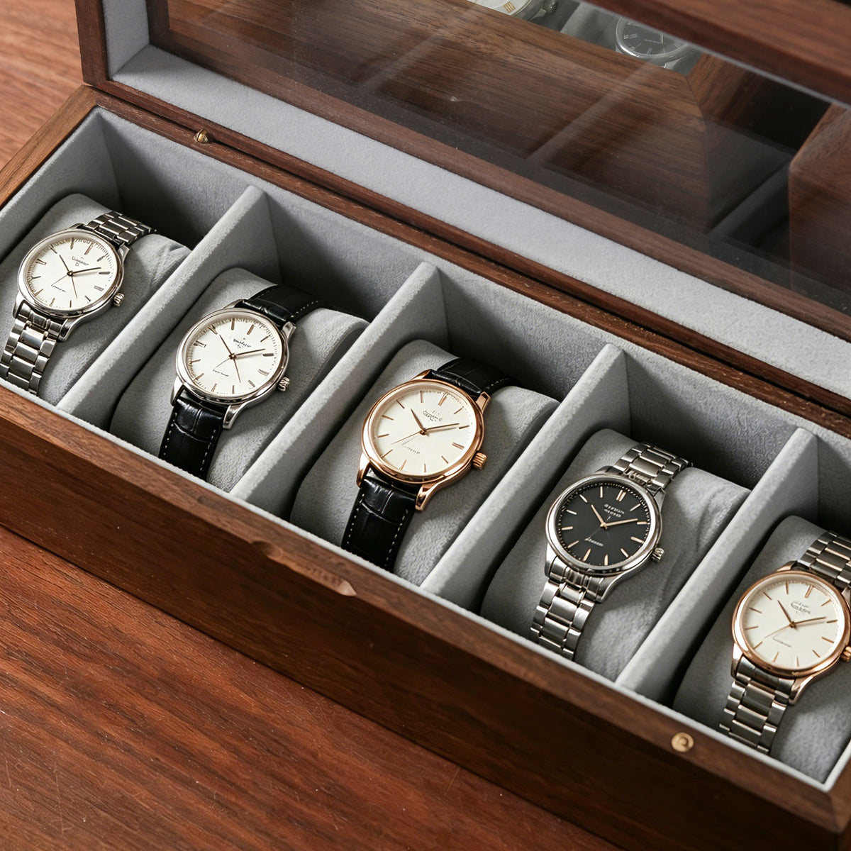 Black Walnut Watch Storage Box