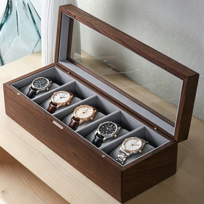 Black Walnut Watch Storage Box