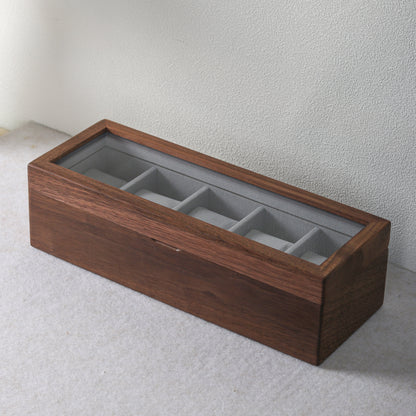 Black Walnut Watch Storage Box