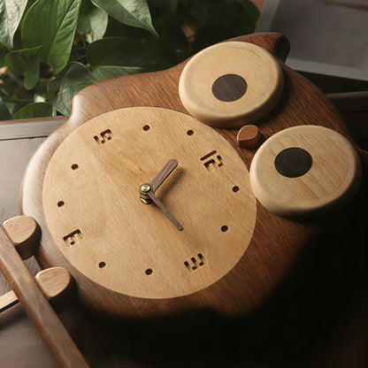 Owl-Themed Premium Wooden Wall Clock