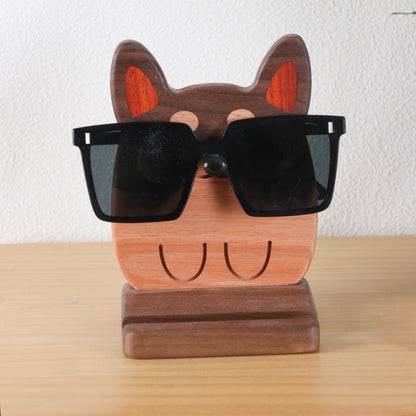 Solid Wood Dog Eyeglass Frames
