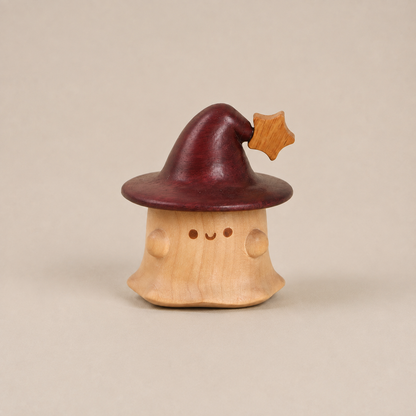 Ghost Wooden Ornament