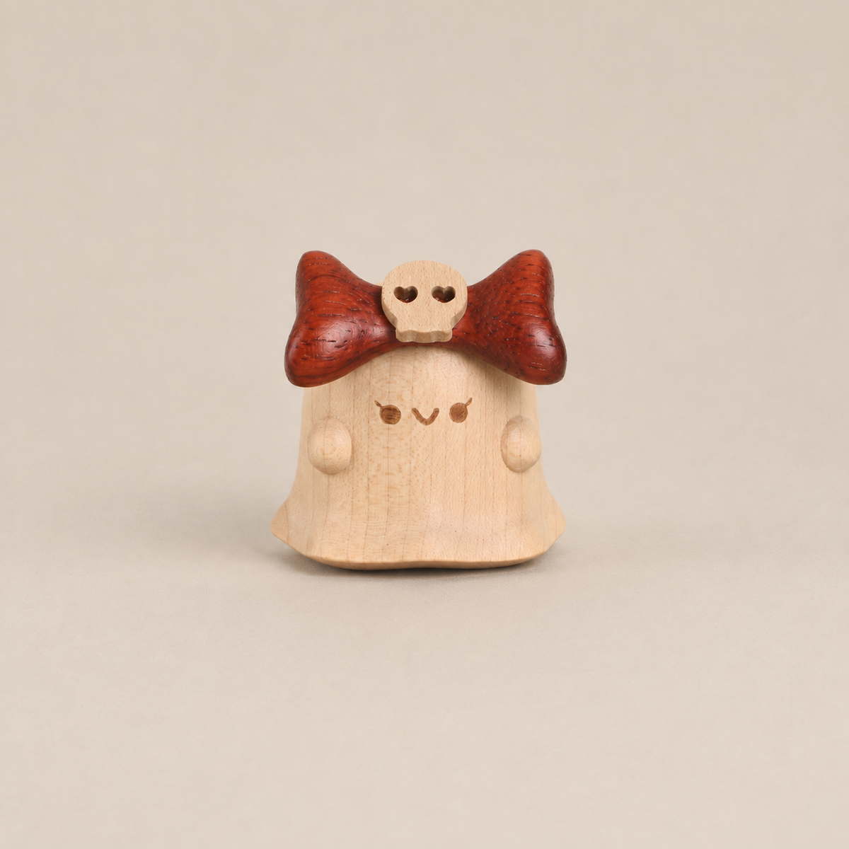 Ghost Wooden Ornament
