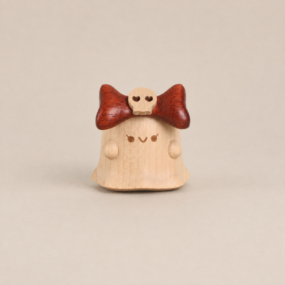 Ghost Wooden Ornament