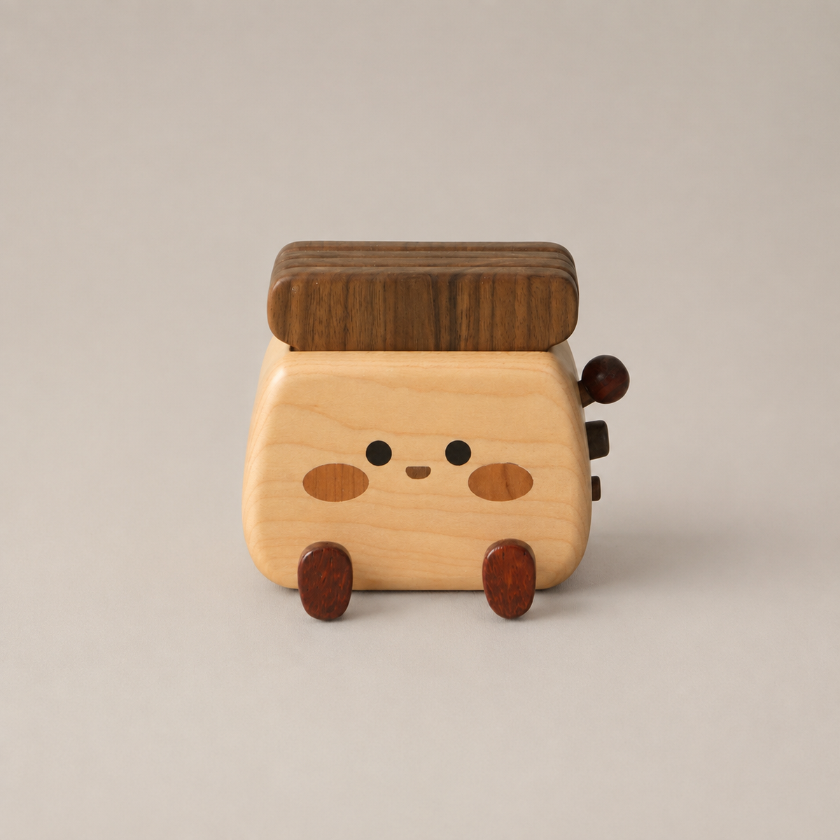 Wooden Non-Slip, Heat-Resistant Coasters for Toasters