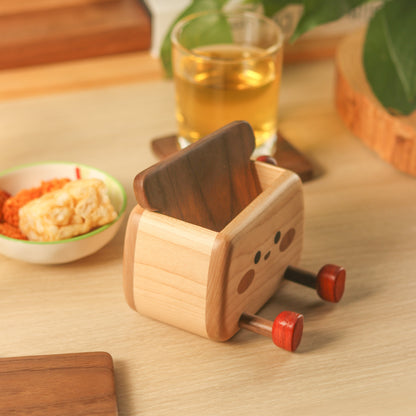 Wooden Non-Slip, Heat-Resistant Coasters for Toasters