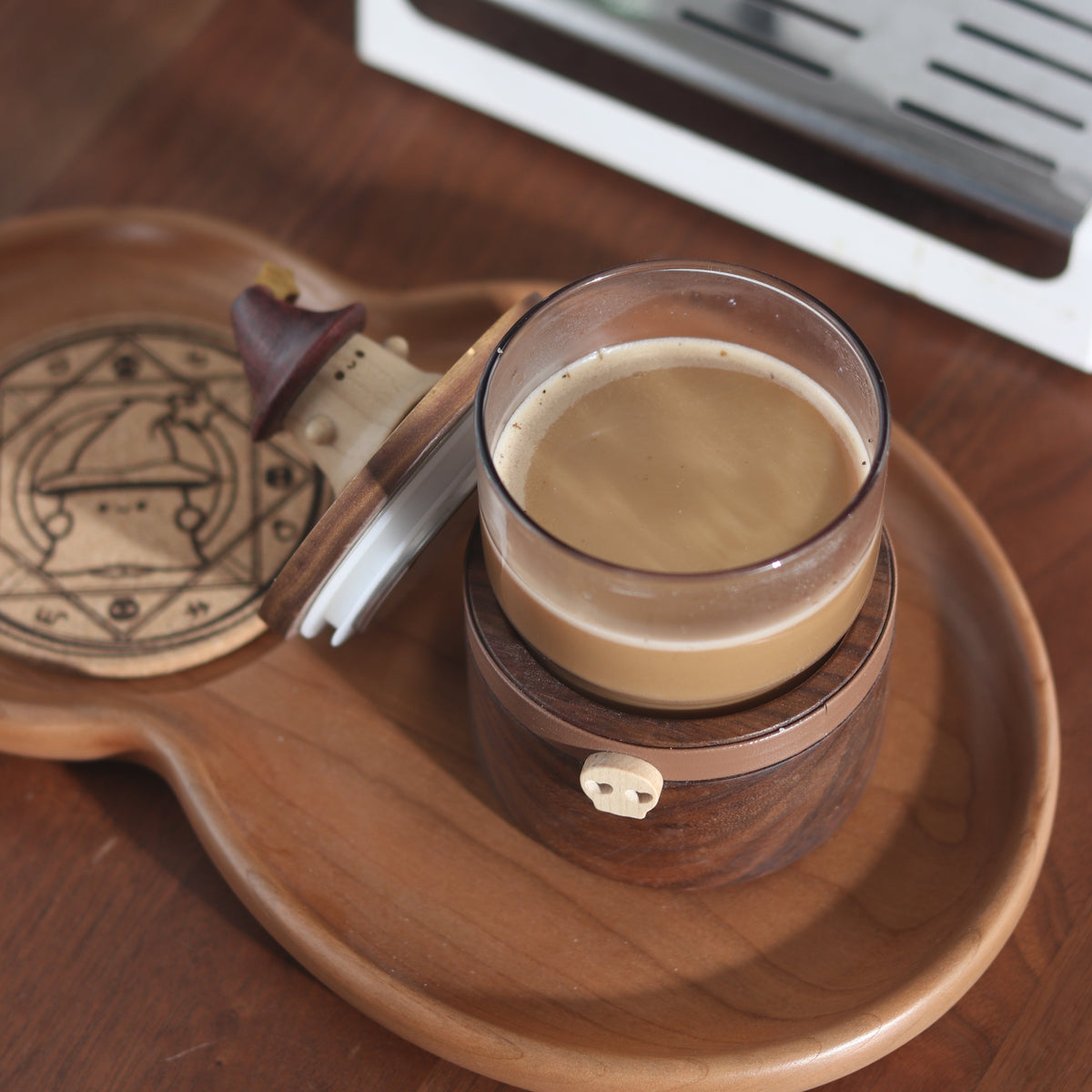 Creative, High-Quality Wooden Coffee Mugs for Halloween