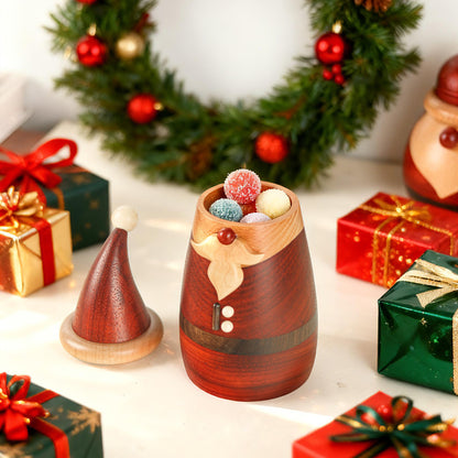 Santa Claus Storage Jars—Slim and Chubby Styles