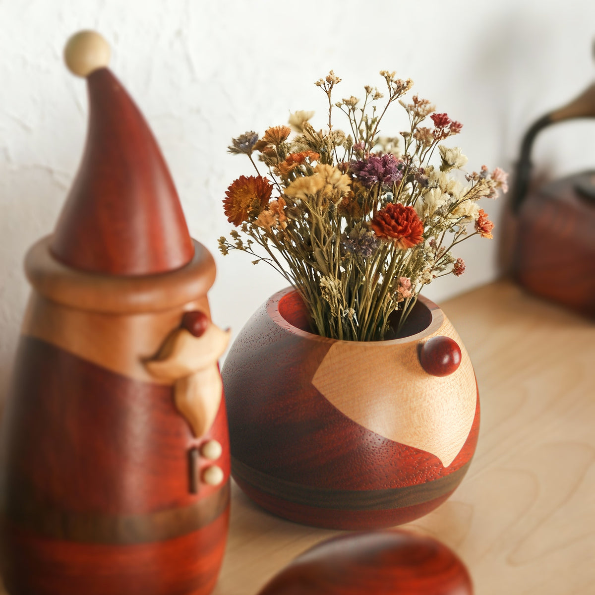 Santa Claus Storage Jars—Slim and Chubby Styles