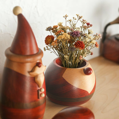 Santa Claus Storage Jars—Slim and Chubby Styles