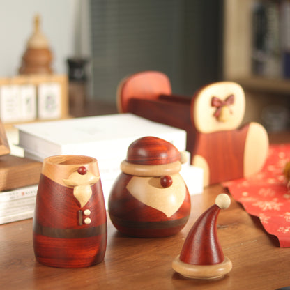 Santa Claus Storage Jars—Slim and Chubby Styles