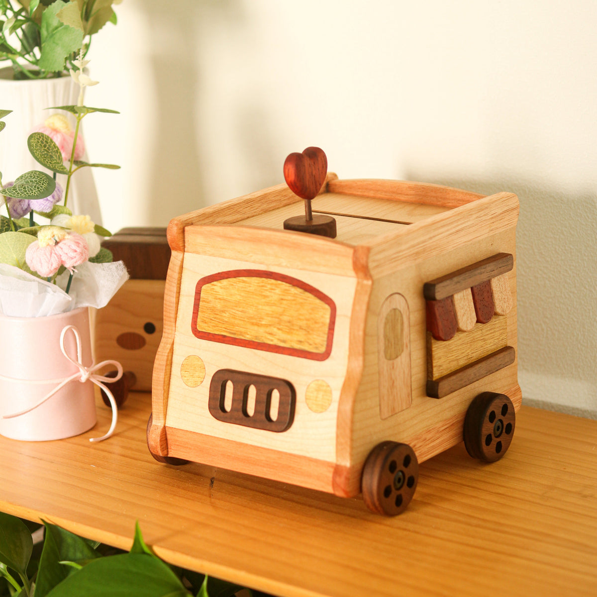Heart-Shaped Car Storage Box
